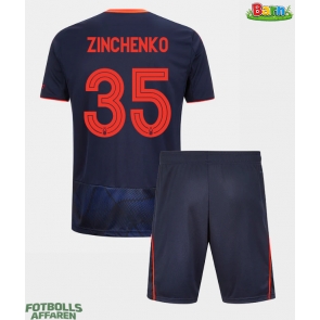 Nottingham Forest Oleksandr Zinchenko #35 Tredjeställ Barn 2025-26 Kortärmad (+ Korta byxor)